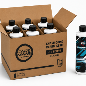 Car&Mans Professionnel accompagne les garages, centres de detailing, concessions automobiles, carrossiers et préparateurs esthétiques avec une gamme complète de produits de detailing haute performance. Bénéficiez de tarifs réservés aux professionnels, de conditionnements adaptés (500 ml, 5 L, 10 L et 20 L), d'une livraison rapide et d'un accompagnement personnalisé. Rejoignez le réseau Car-Mans et développez votre activité avec des solutions performantes, fiables et conçues pour répondre aux exigences des professionnels de l'automobile.